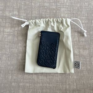Loewe Navy Cardholder Zippy